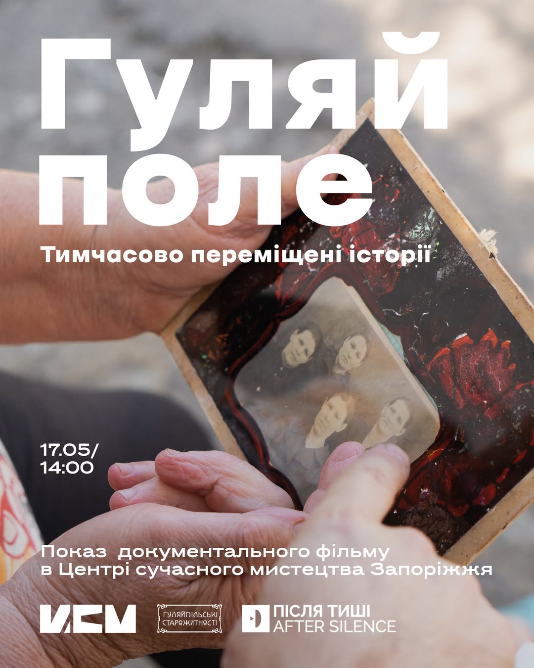 Запрошуємо на розмову та показу документального фільму «Гуляйполе. Тимчасово переміщені історії»