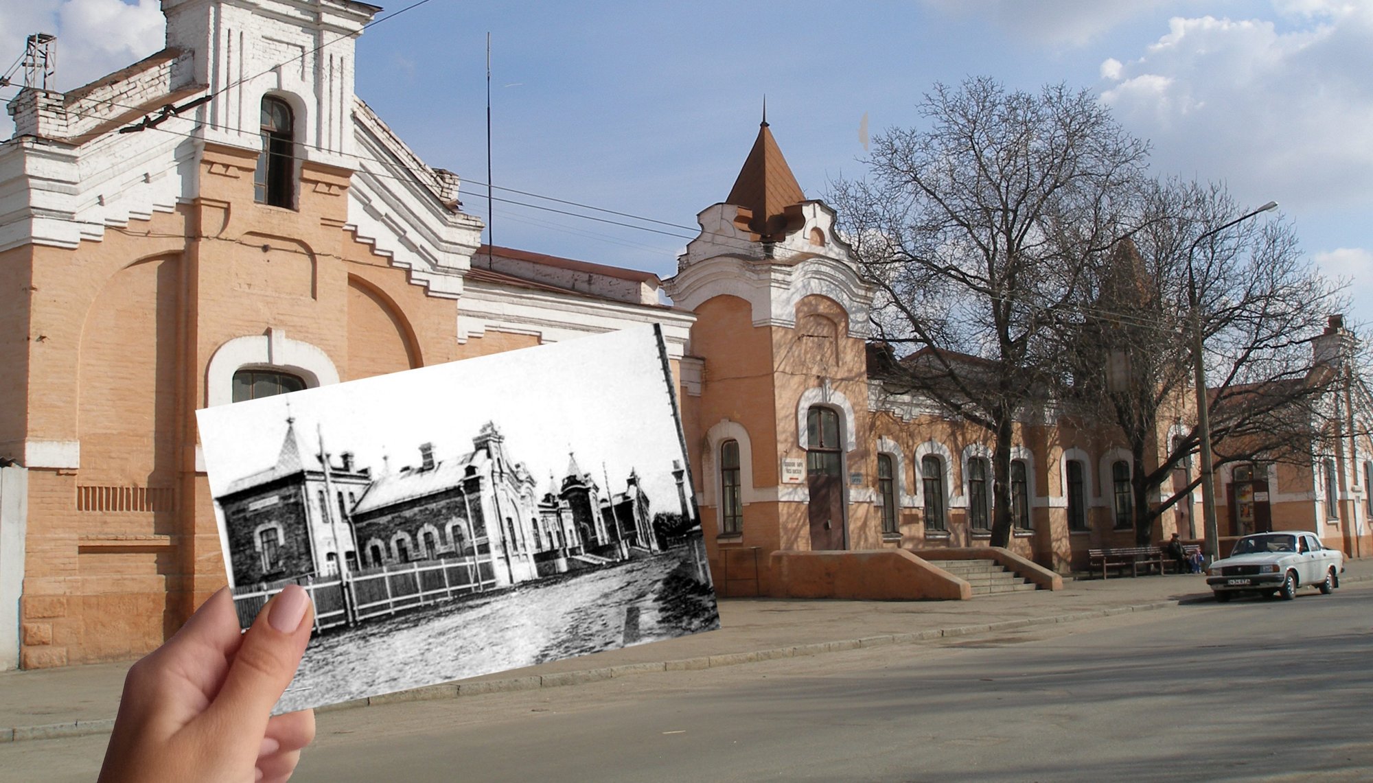 Ретро Запоріжжя. Залізничний вокзал станції "Олександрівськ"