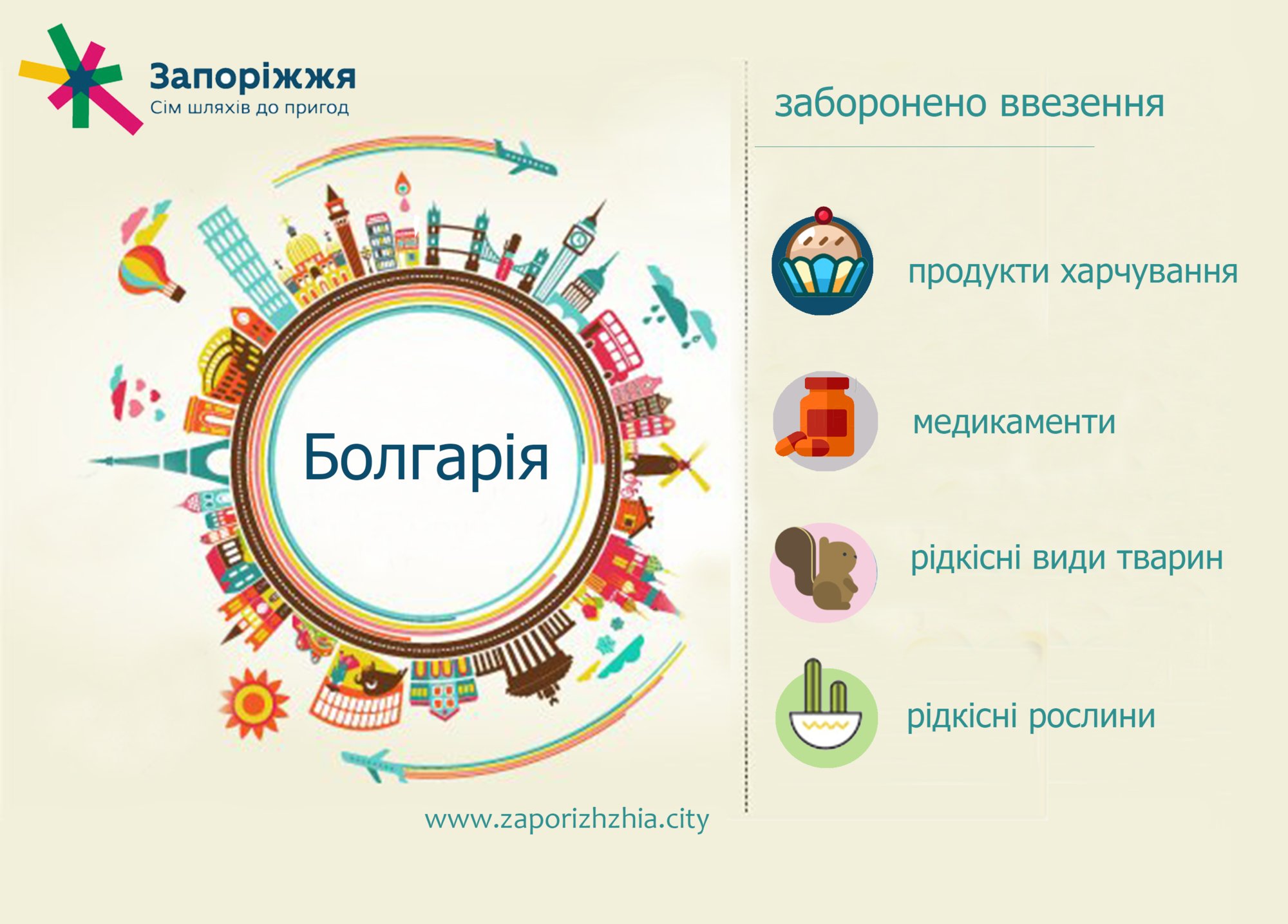 З чим не можна потрапити до Болгарії (інфографіка)