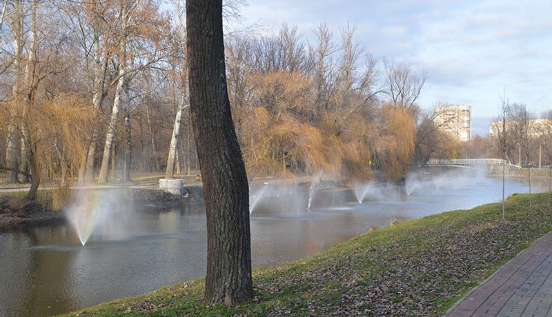 У Дубовому Гаю з'явилися нові фонтани!