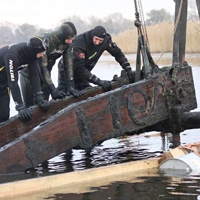 Історична знахідка. Старовинний артилерійський лафет