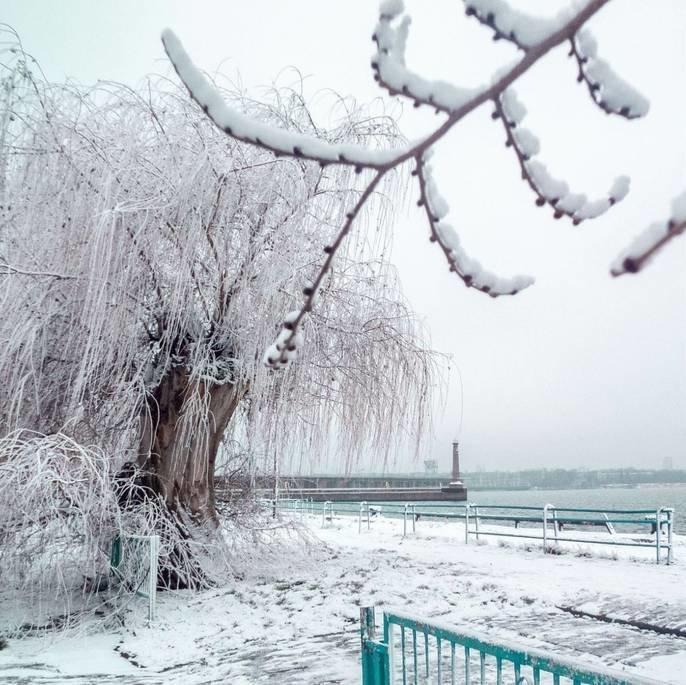 Фото Запоріжжя. Зима