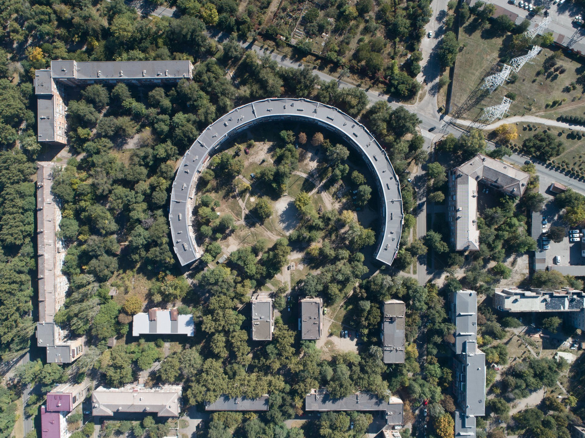 Впізнавані символи Запоріжжя. Круглий будинок