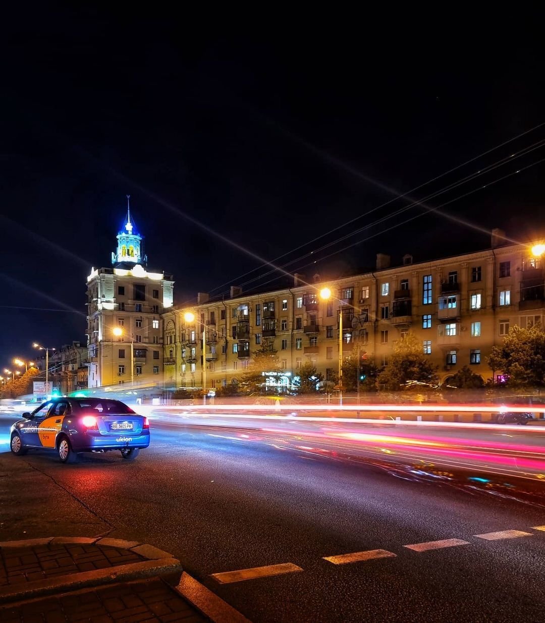 Осіння ніч. Запоріжжя. Добірка фото