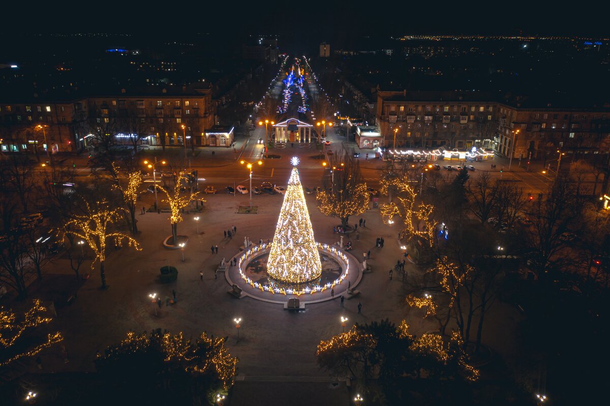 Запорізька ялинка очолює ТОП-10 найгарніших ялинок України