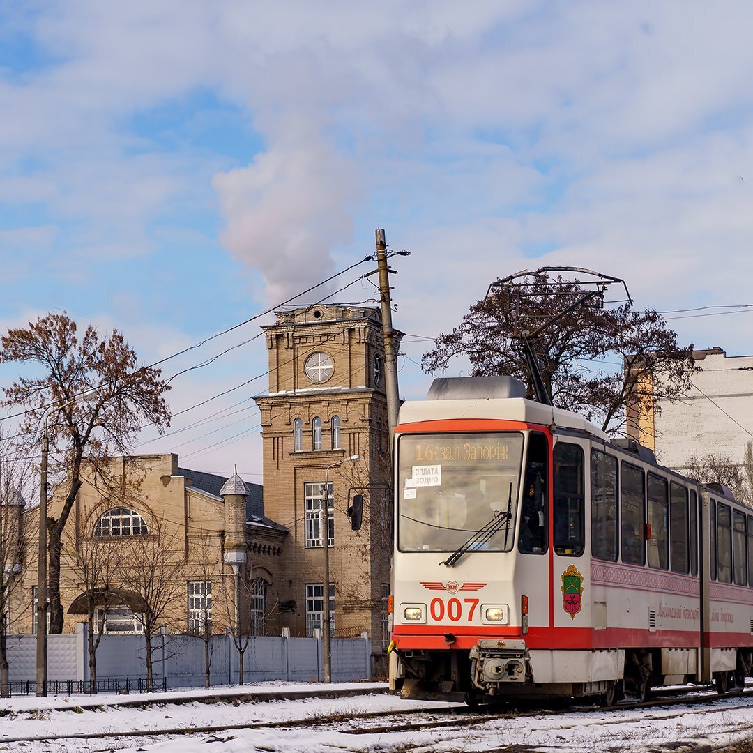 Запоріжжя з вікна трамвая
