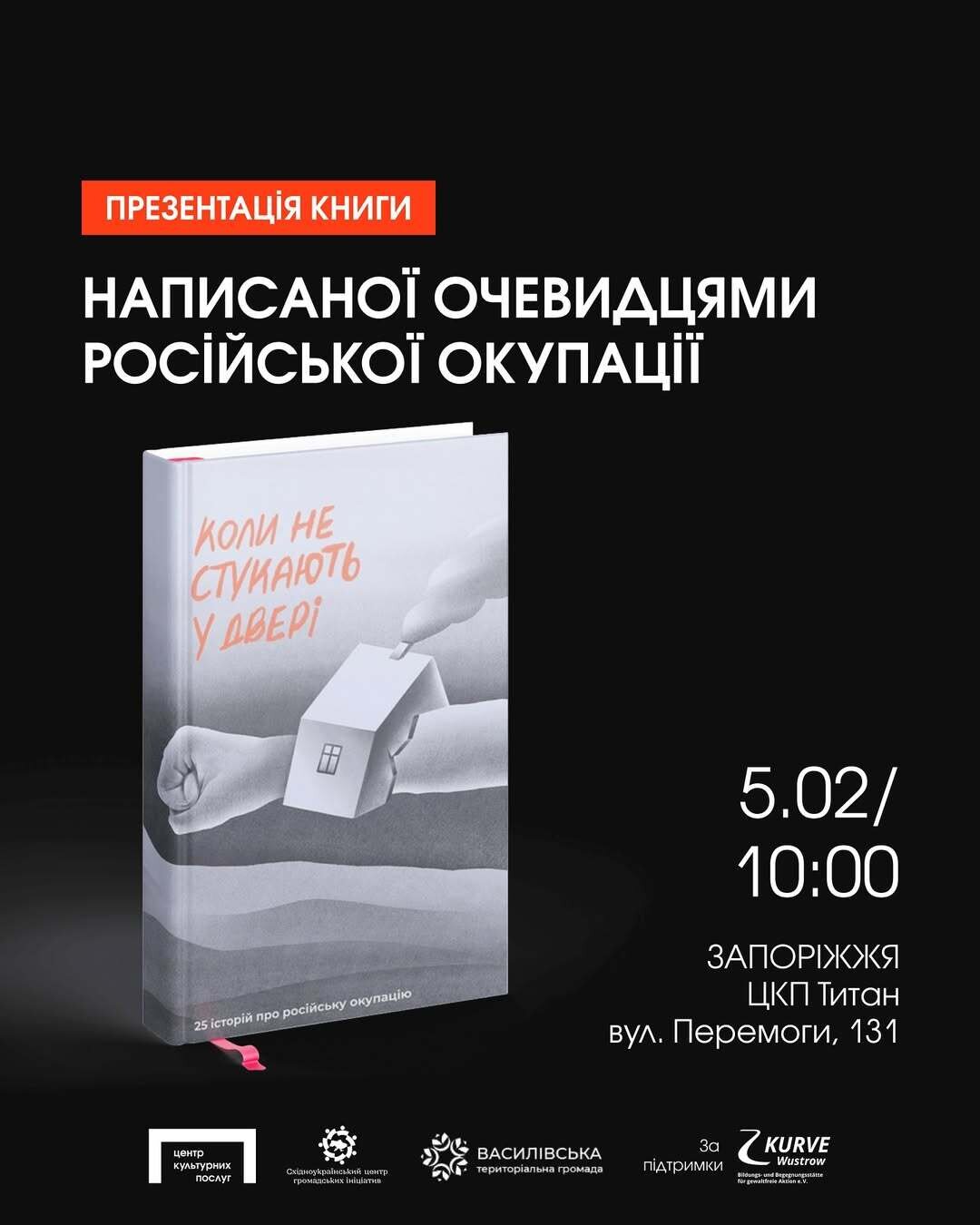 Презентація книги "Коли не стукають удвері"