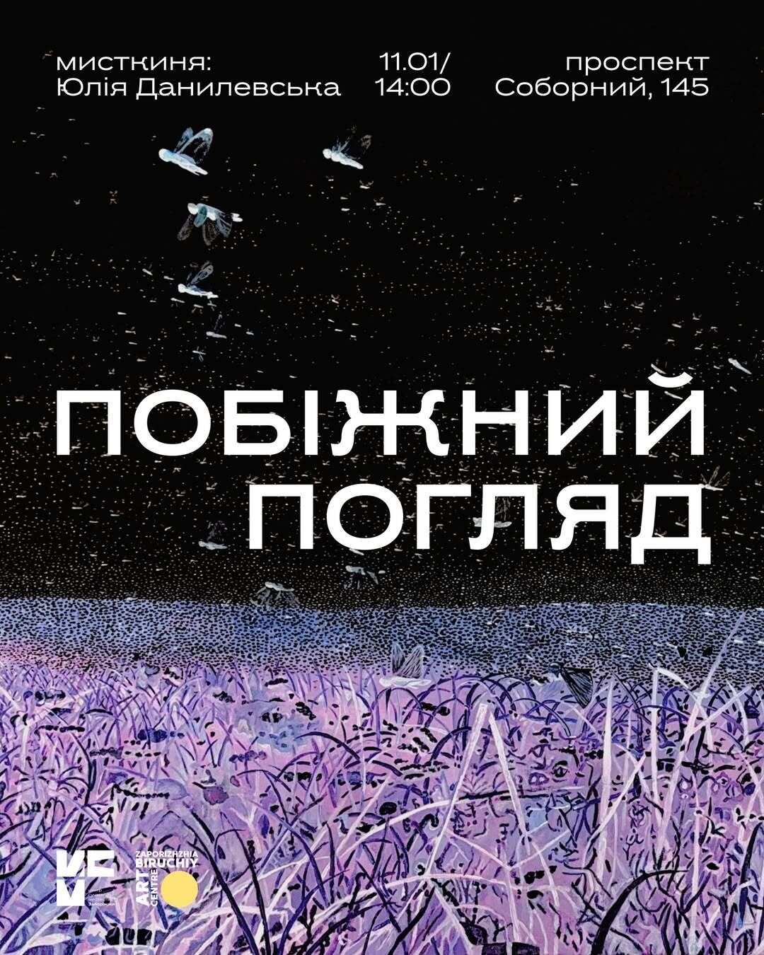 Відкриття виставки «Побіжний погляд» Юлії Данилевської