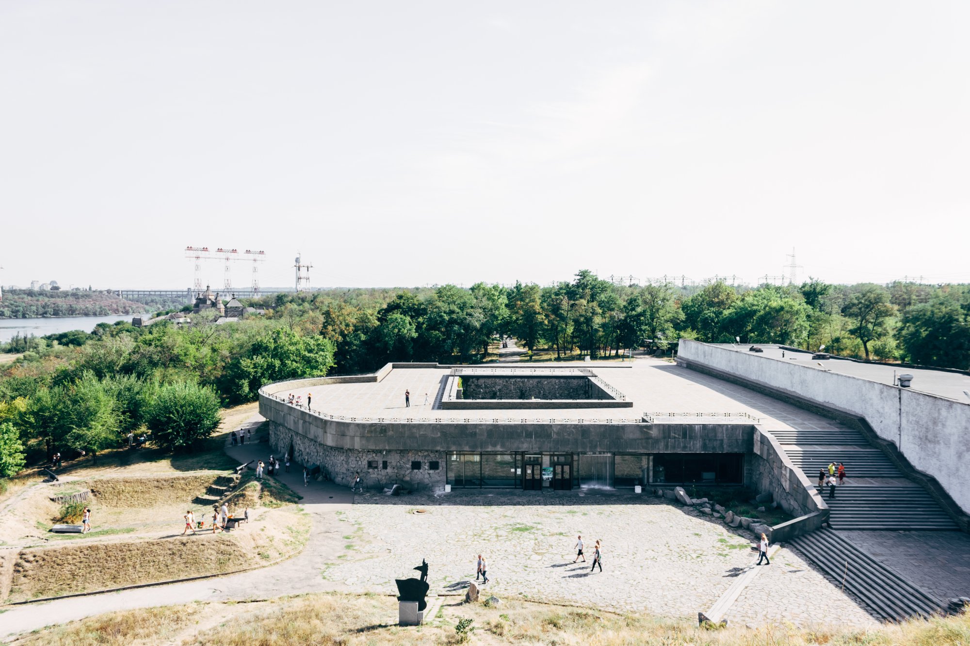 У Запоріжжі на даху музею проходить до прем’єрний показ фільму