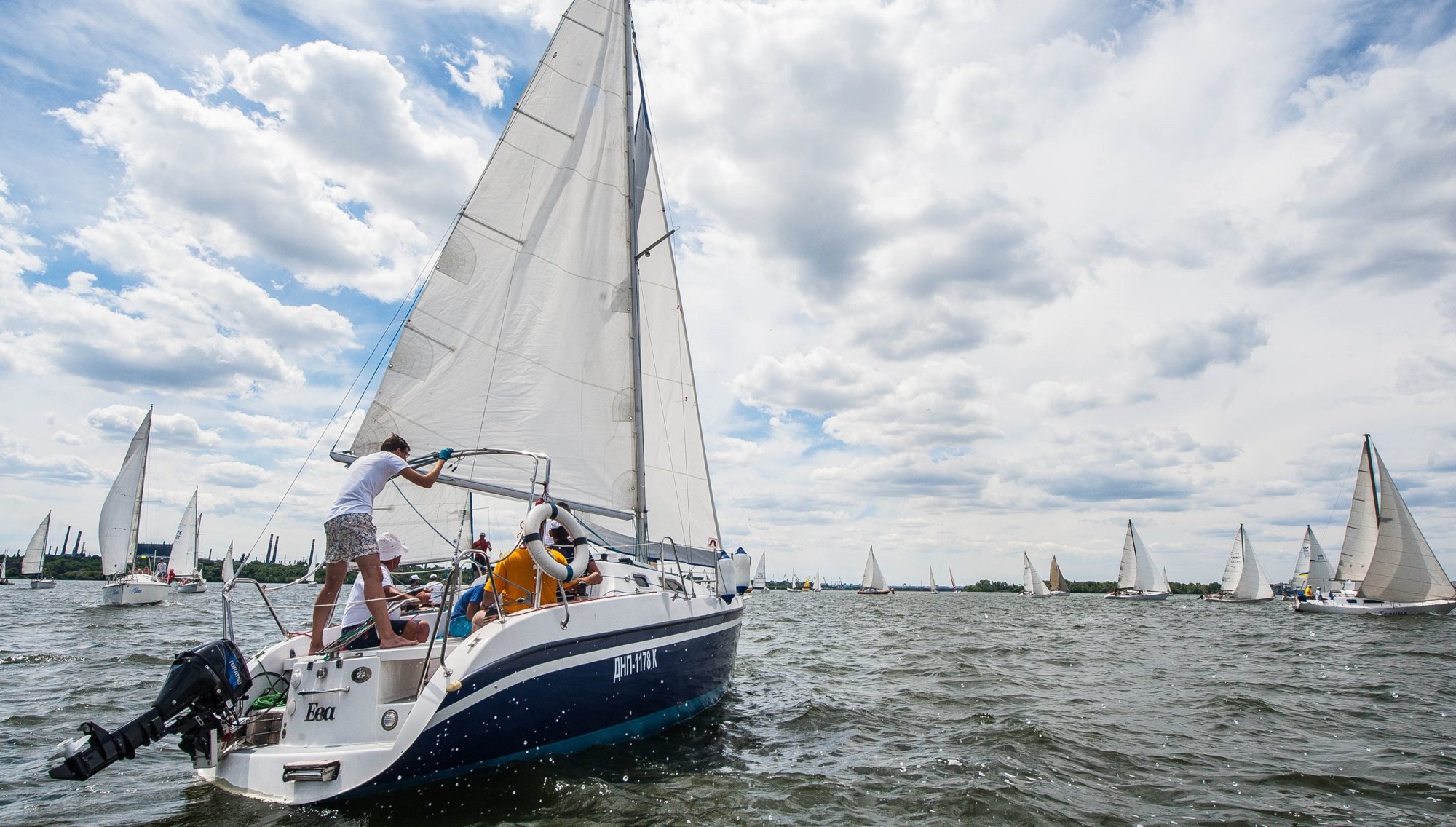 Вже відома програма вітрильної регати ім. Сацького у Запоріжжі
