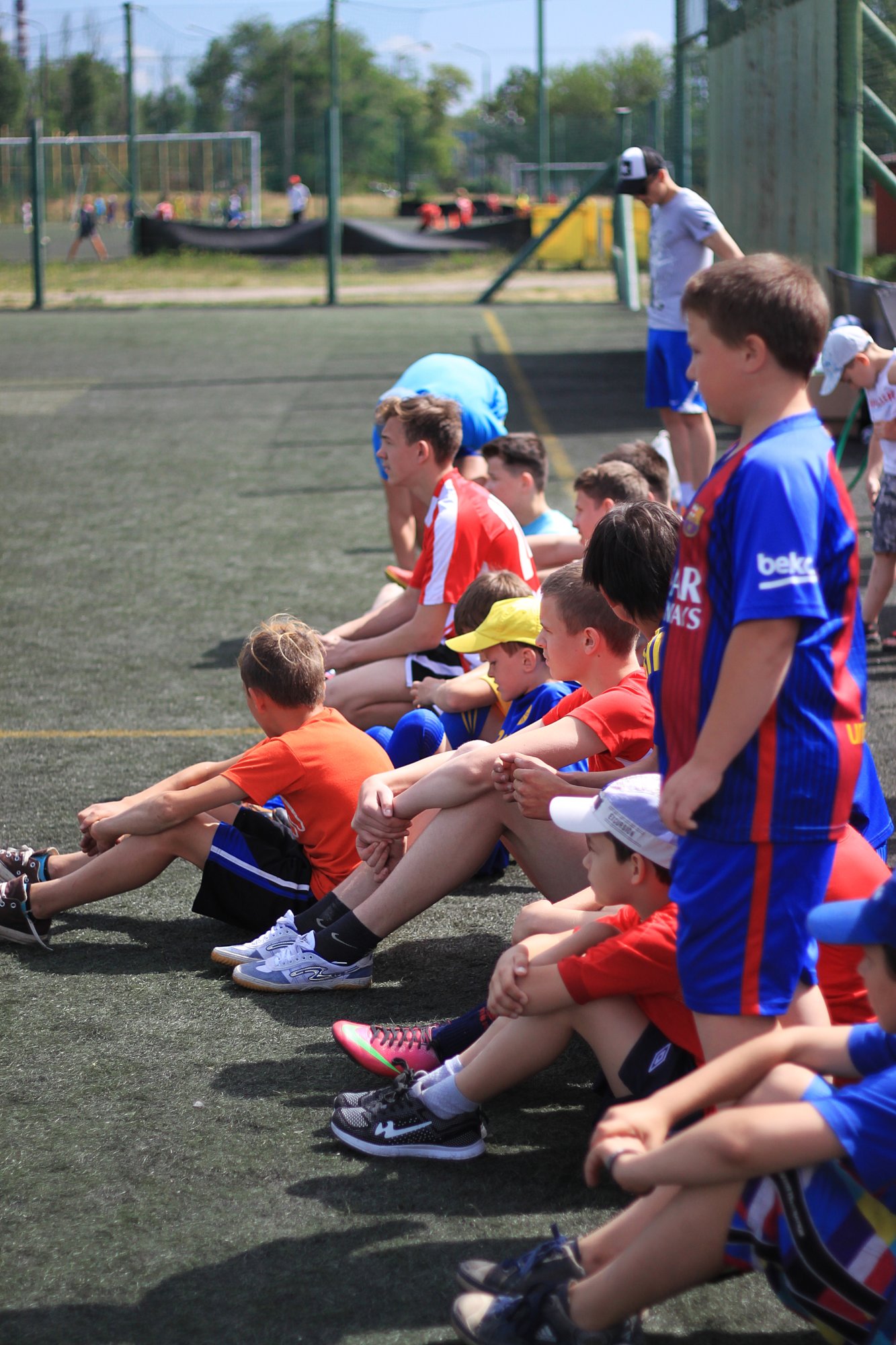 У Запоріжжі відомі футболісти провели тренування с дітьми