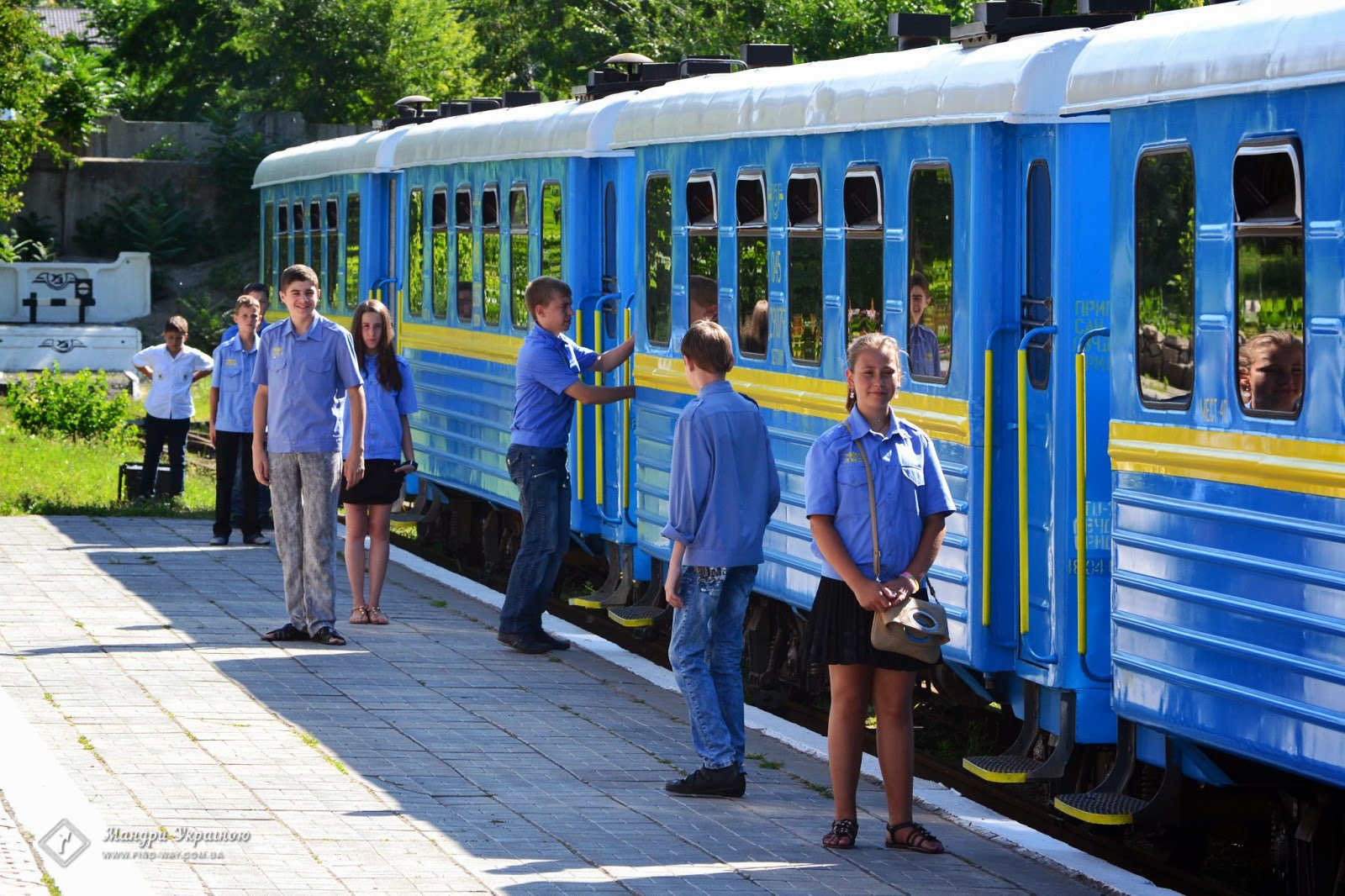 Запорізька дитяча залізниця – одна з найкращих і найбільших в Україні