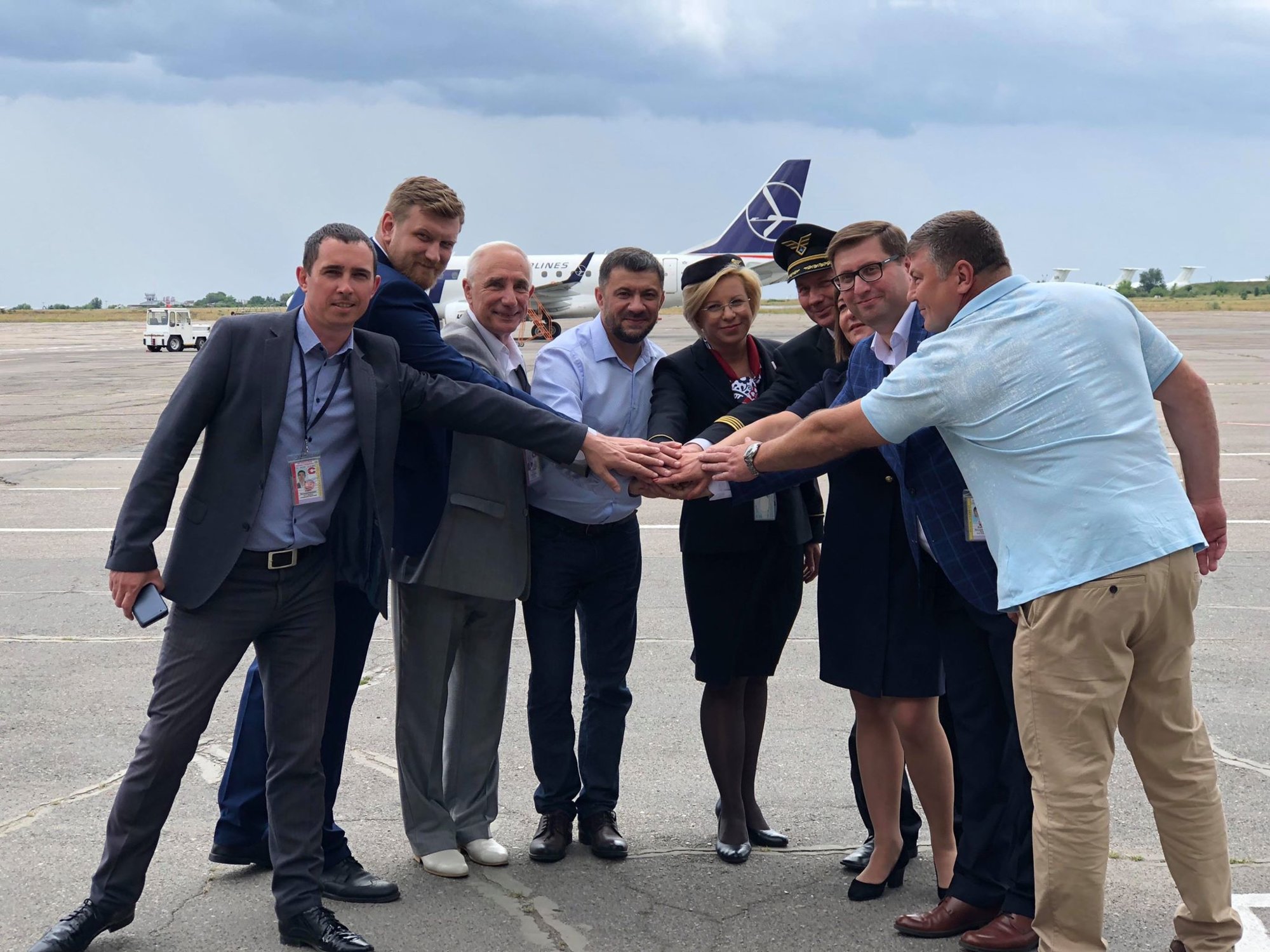 Історична мить: перший рейс до Запоріжжя з Варшави