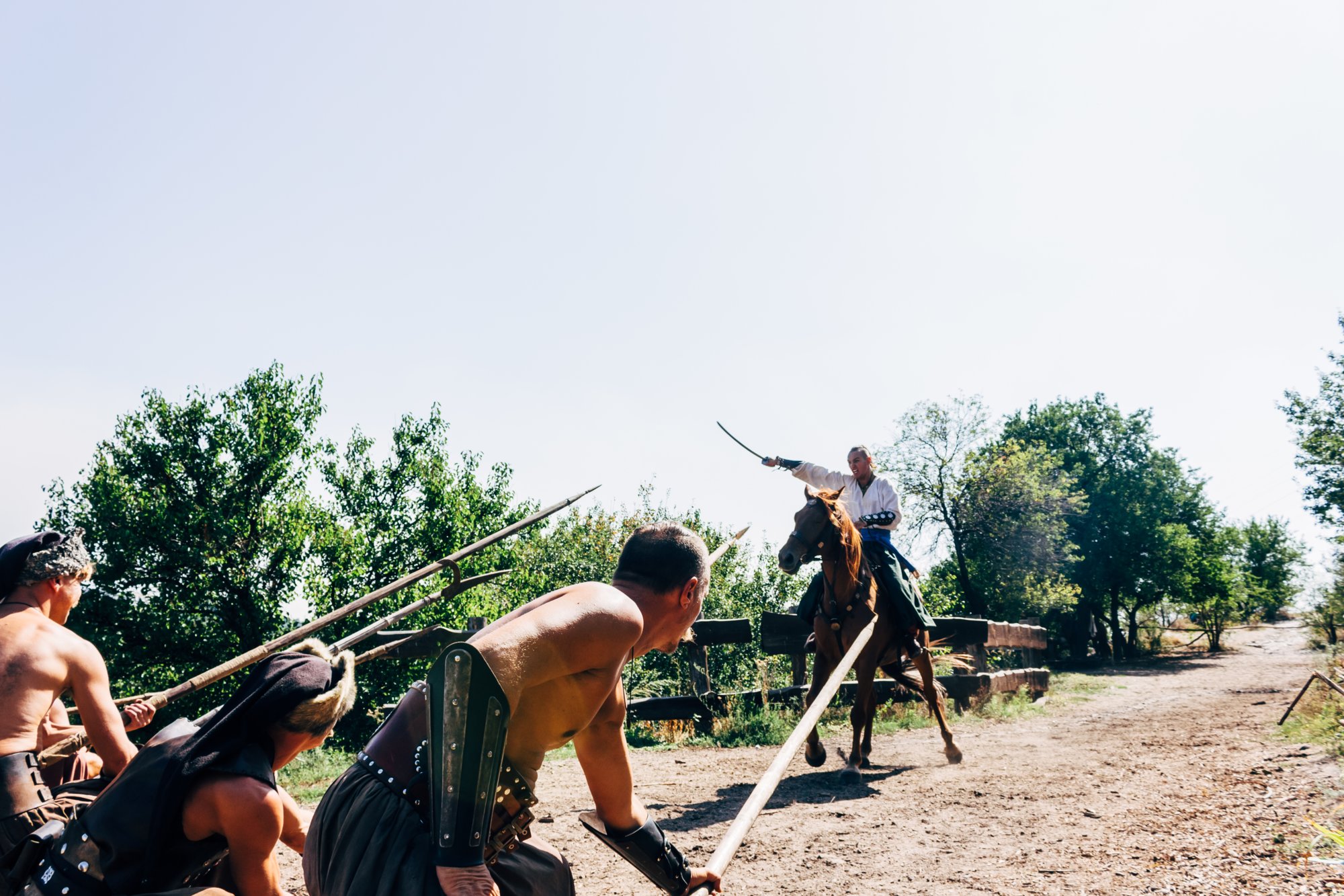 Фото дня:  січові козаки на Хортиці
