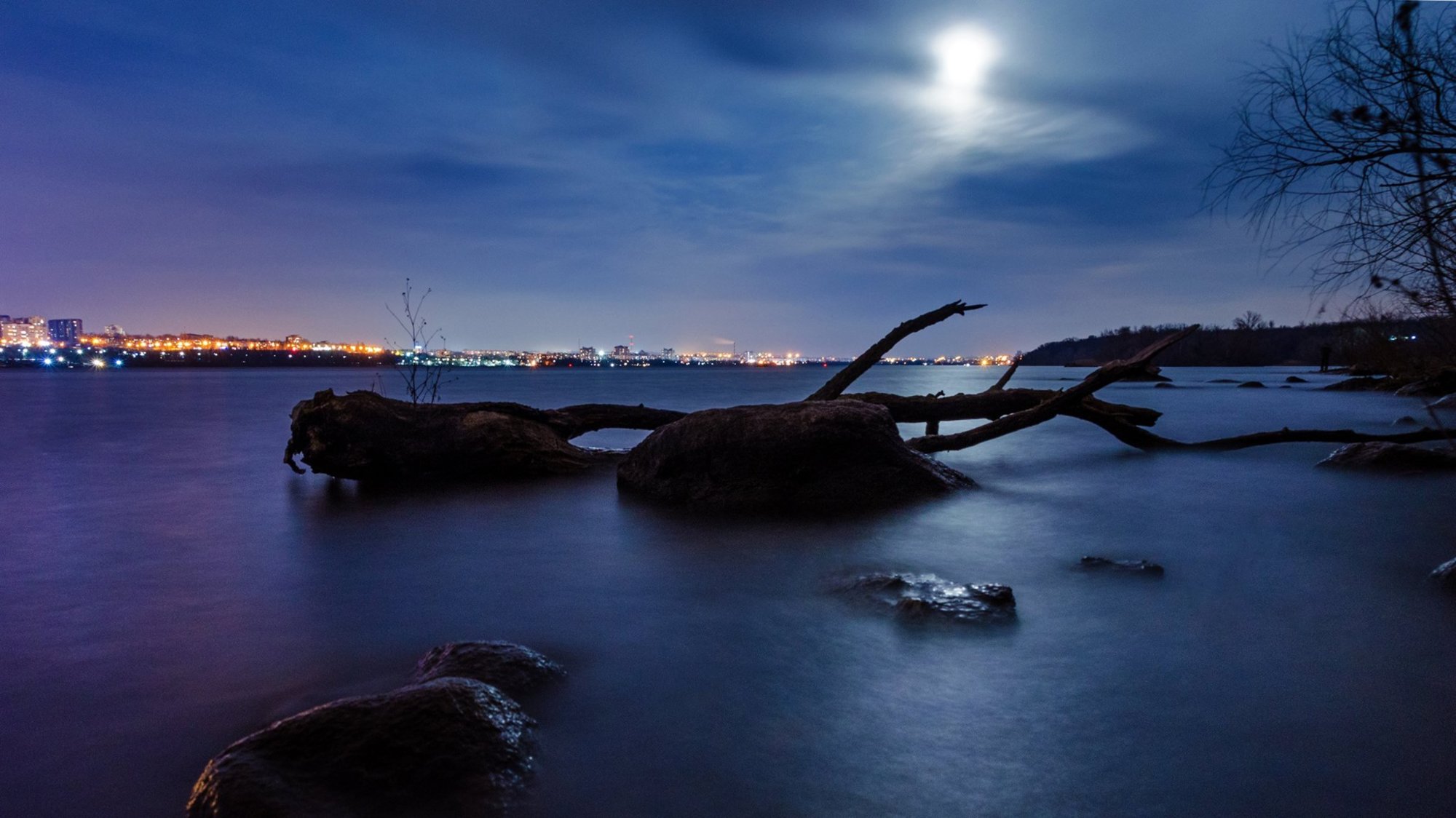 Фото дня: Ніч у заповіднику Запоріжжя