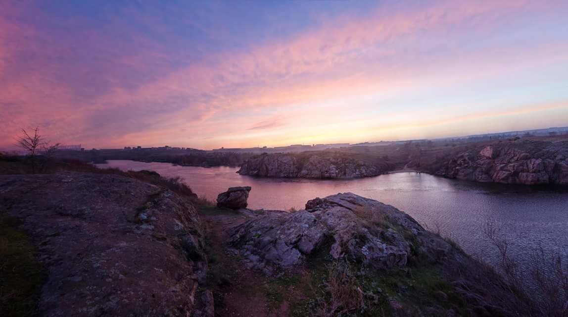 Фото дня: Вид на Старий Дніпро у Запоріжжі