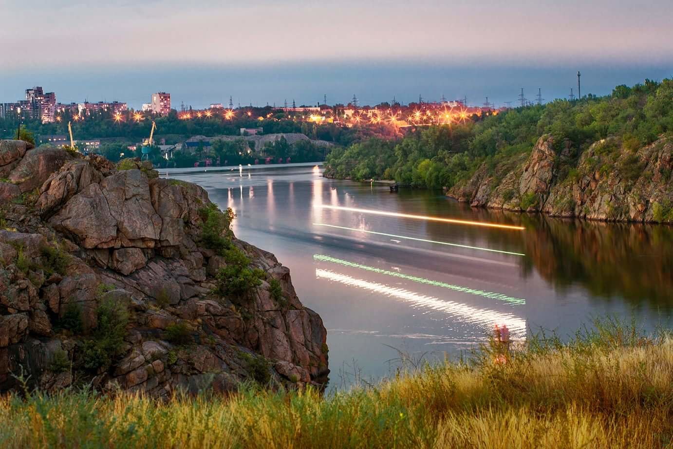 Фото дня: Вечірнє Запоріжжя