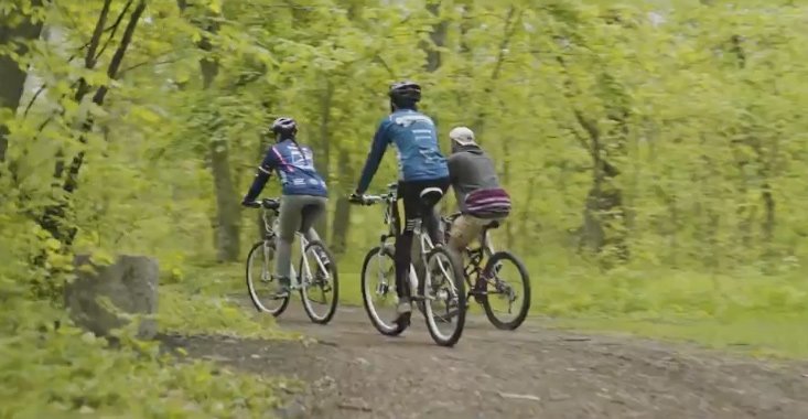 На велосипеді по Трикратському лабіринту