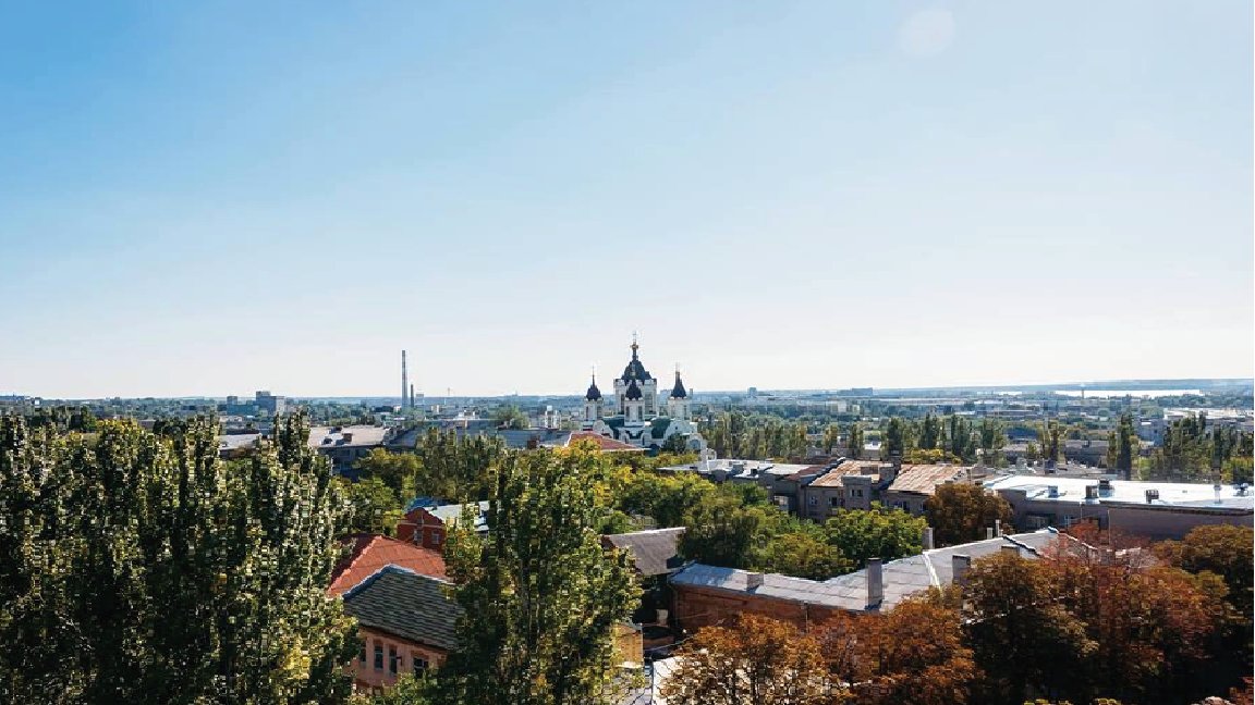 Дах на будівлі колишньої Олександрівської повітової земської управи