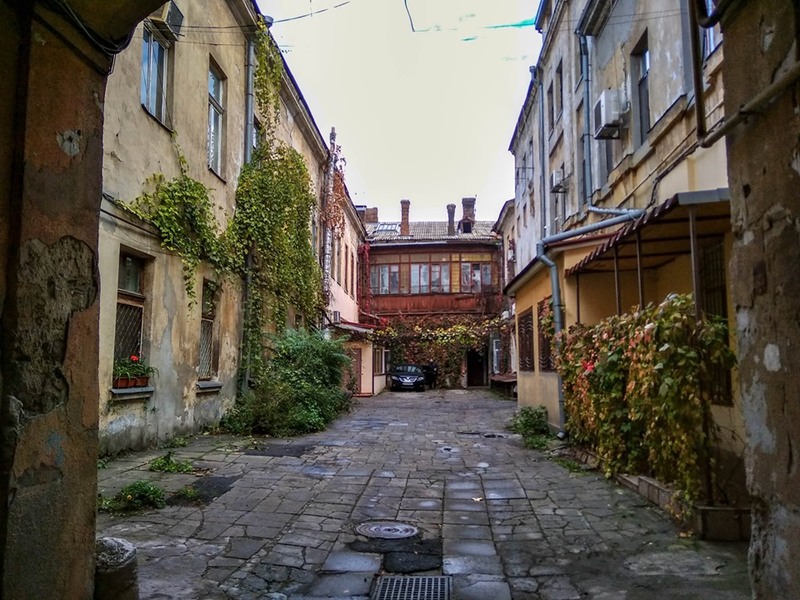 Central courtyards of Odesa