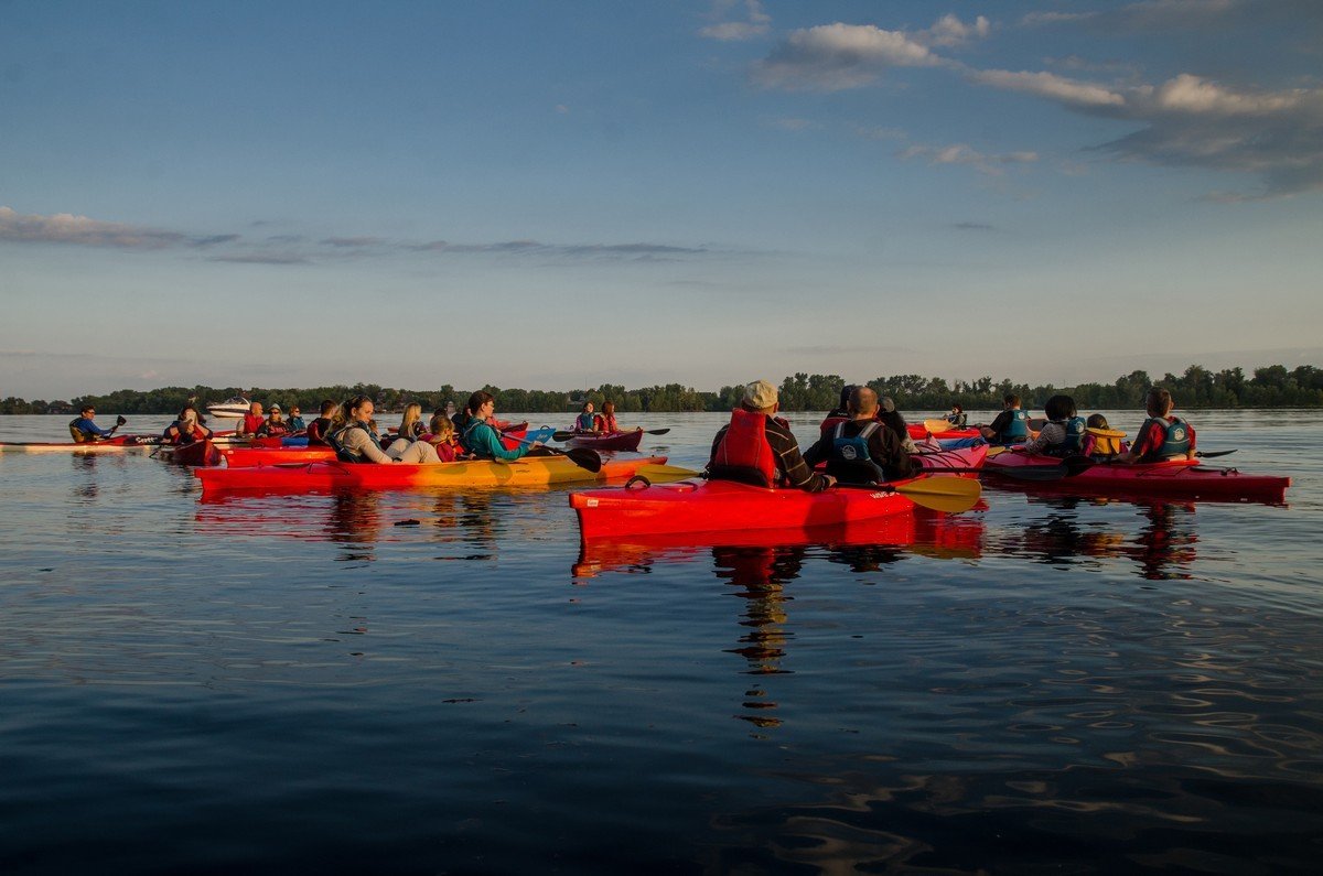 Вечірнє каяк-рандеву
